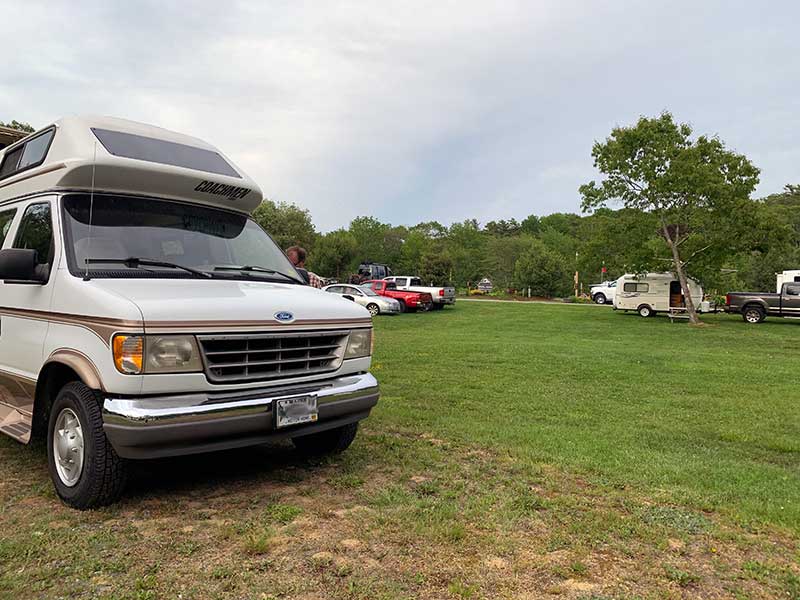 Boothbay Craft Brewery, Taphouse & RV Resort - Ford E250 Camper Van